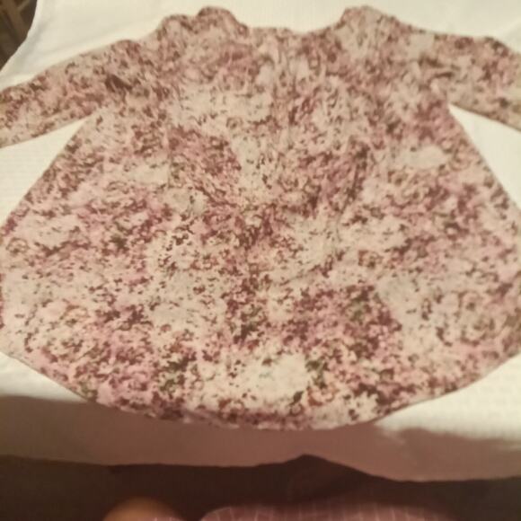 Philosophy Women's Floral Print Shirt Plus Size 1X 3/4 Sleeve Blouse Boho Tunic - Picture 5 of 6